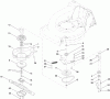 Rasenmäher 455E - Toro 21" Heavy-Duty Walk-Behind Rotary Mower (SN: 310000001 - 310999999) (2010) Listas de piezas de repuesto y dibujos BLADE BRAKE CLUTCH ASSEMBLY