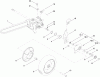 Rasenmäher 455E - Toro 21" Heavy-Duty Walk-Behind Rotary Mower (SN: 310000001 - 310999999) (2010) Listas de piezas de repuesto y dibujos HEIGHT-OF-CUT AND REAR WHEEL ASSEMBLY