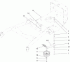 Rasenmäher für Großflächen 30031 - Toro Commercial 91cm Walk-Behind Mower, 15HP, T-Bar, Gear Drive, TURBO FORCE Cutting Unit (SN: 270000001 - 270999999) (2007) Listas de piezas de repuesto y dibujos POWER-TAKE-OFF IDLER ASSEMBLY