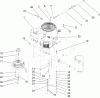 Rasenmäher für Großflächen 30092 - Toro Commercial Walk-Behind Mower, Floating Deck, T-Bar, Gear Drive, 32" Cutting Unit (SN: 270000001-270999999) (2007) Listas de piezas de repuesto y dibujos ENGINE ASSEMBLY