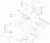Rasenmäher für Großflächen 30092 - Toro Commercial Walk-Behind Mower, Floating Deck, T-Bar, Gear Drive, 32" Cutting Unit (SN: 270000001-270999999) (2007) Listas de piezas de repuesto y dibujos TRANSMISSION AND IDLER PULLEY ASSEMBLY