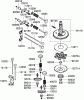 Rasenmäher für Großflächen 30092 - Toro Commercial Walk-Behind Mower, Floating Deck, T-Bar, Gear Drive, 32" Cutting Unit (SN: 270000001-270999999) (2007) Listas de piezas de repuesto y dibujos VALVE AND CAMSHAFT ASSEMBLY KAWASAKI FH430V-AS35