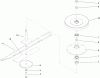 Rasenmäher für Großflächen 30092 - Toro Commercial Walk-Behind Mower, Floating Deck, T-Bar, Gear Drive, 32" Cutting Unit (SN: 290000001 - 290001000) (2009) Listas de piezas de repuesto y dibujos SPINDLE AND BLADE ASSEMBLY