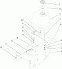 Rasenmäher für Großflächen 30098 - Toro Commercial 48" Walk-Behind Mower, Floating Deck, T-Bar, Gear Drive, TURBO FORCE Cutting Unit (SN: 270000001-270999999) (2007) Listas de piezas de repuesto y dibujos FUEL SYSTEM ASSEMBLY
