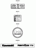 Rasenmäher für Großflächen 30098 - Toro Commercial 48" Walk-Behind Mower, Floating Deck, T-Bar, Gear Drive, TURBO FORCE Cutting Unit (SN: 280000001 - 280999999) (2008) Listas de piezas de repuesto y dibujos LABEL ASSEMBLY KAWASAKI FH541V-ES30