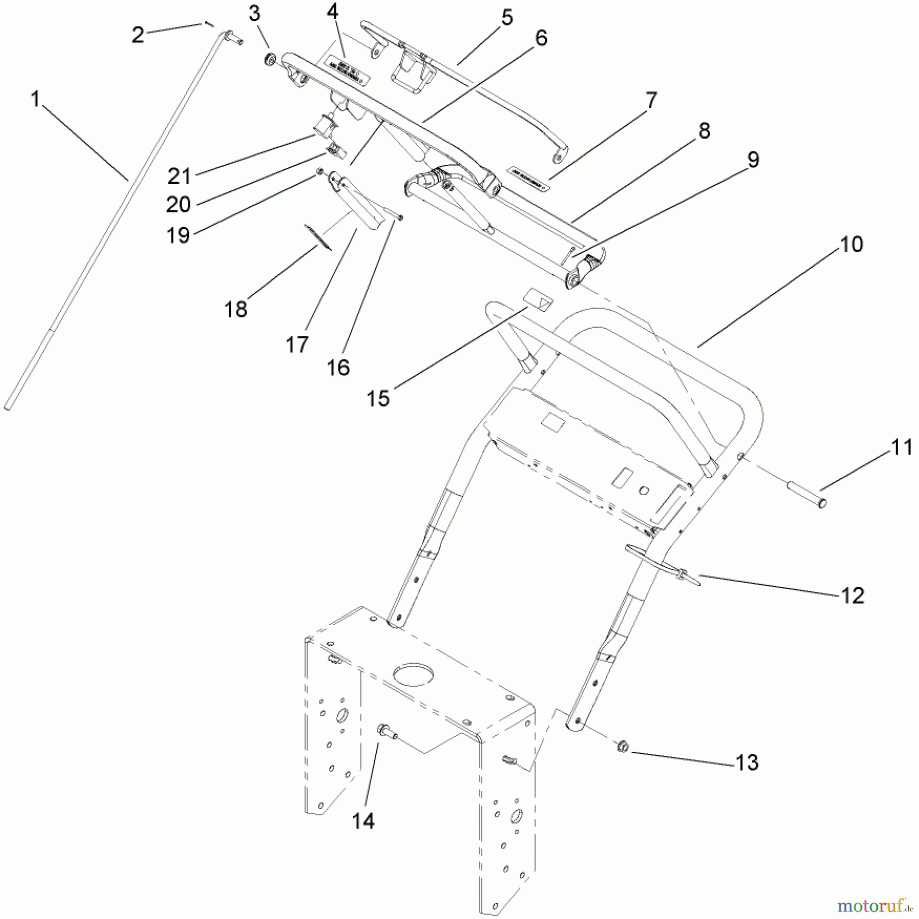  Rasenmäher für Großflächen 30098 - Toro Commercial 48