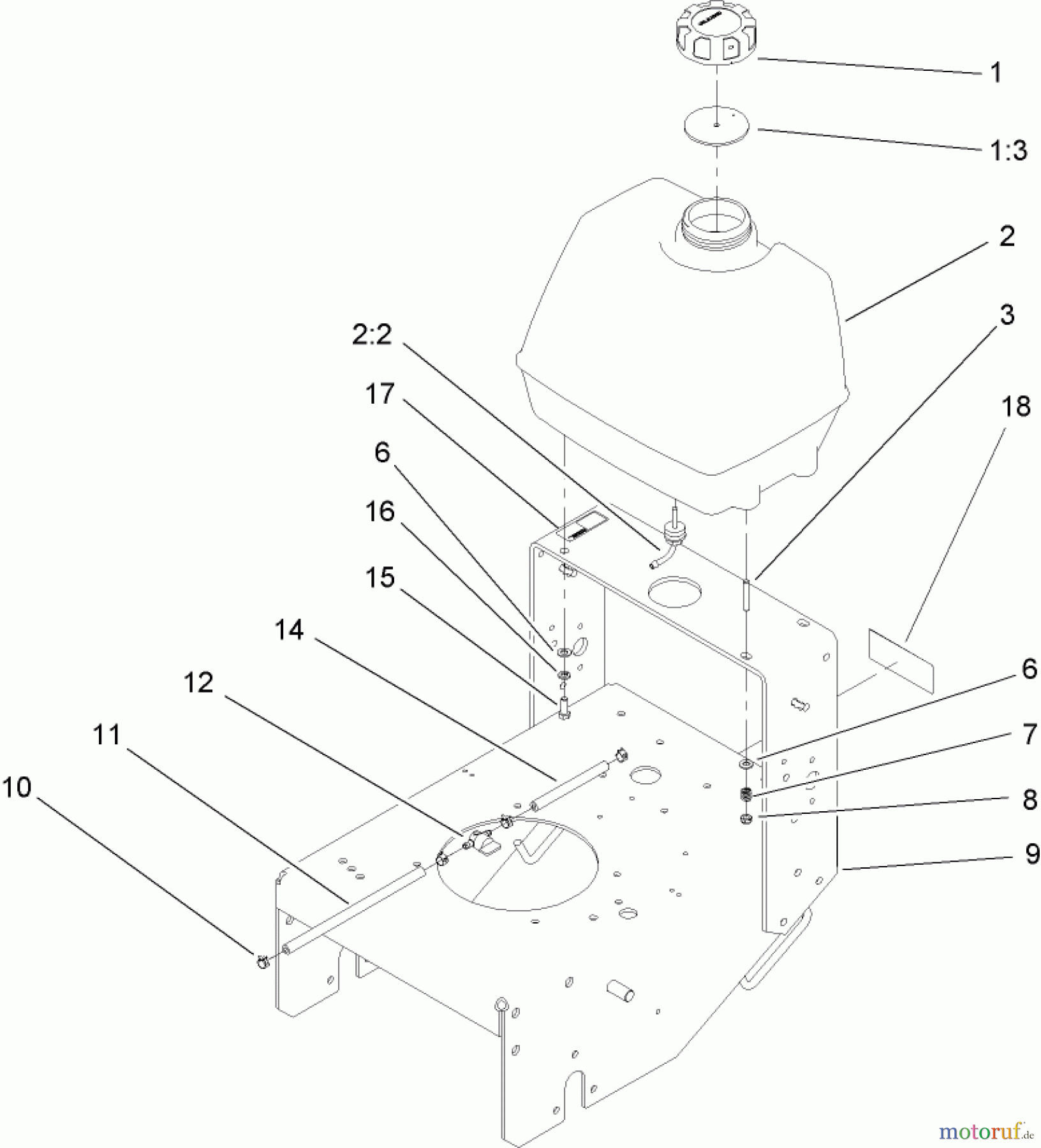  Rasenmäher für Großflächen 30099 - Toro Commercial 52