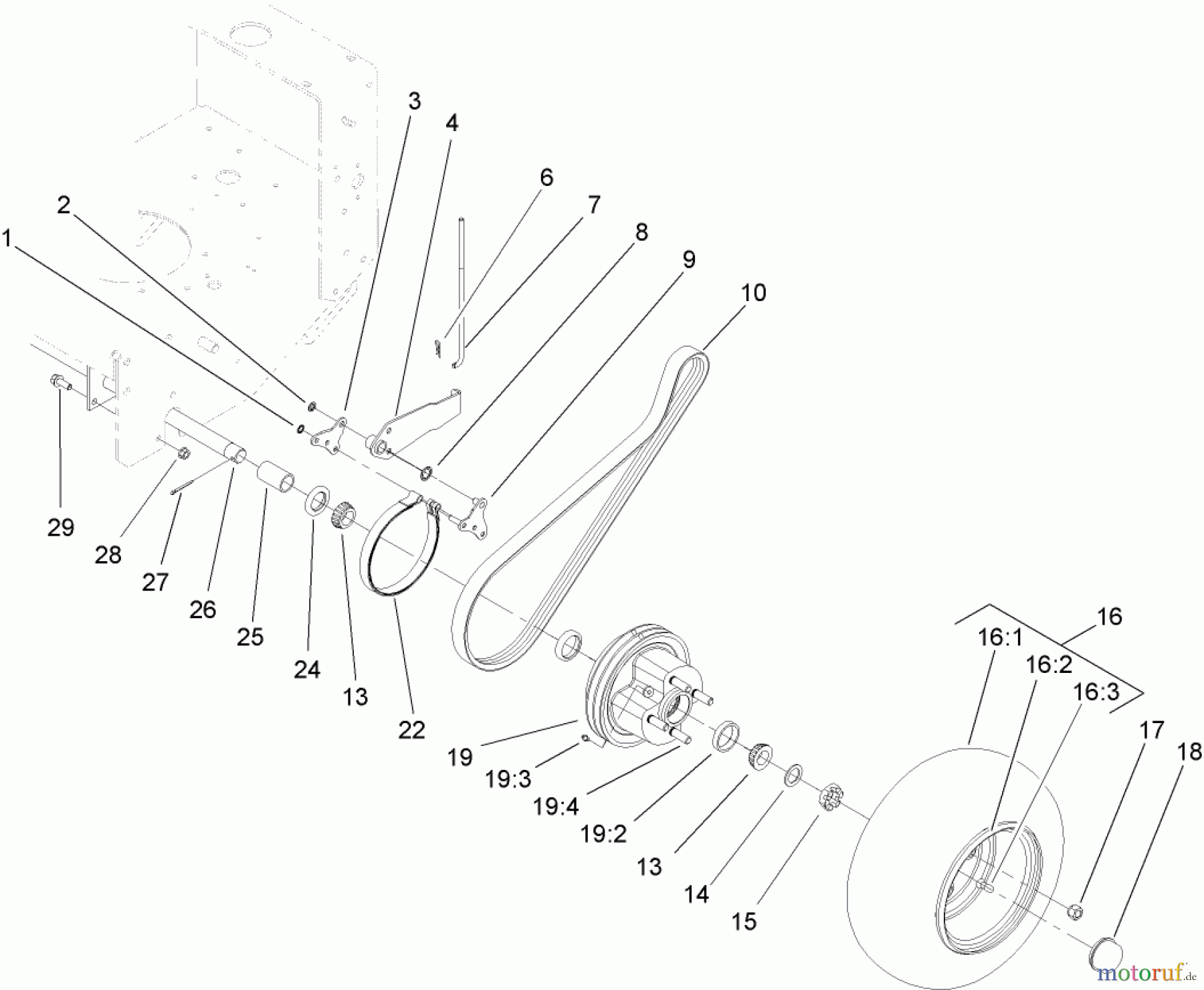  Rasenmäher für Großflächen 30099 - Toro Commercial 52