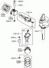 Rasenmäher für Großflächen 30161 - Toro Mid-Size ProLine Mower, T-Bar, Gear Drive, 13 HP, 36" Side Discharge Deck (SN: 250000001 - 250999999) (2005) Listas de piezas de repuesto y dibujos PISTON AND CRANKSHAFT ASSEMBLY KAWASAKI FH381V-AS25