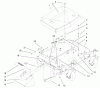 Rasenmäher für Großflächen 30164 - Toro Mid-Size ProLine Mower, Gear Drive, 10.5 hp, 32" Side Discharge Deck (SN: 200000001 - 200999999) (2000) Listas de piezas de repuesto y dibujos 36" DECK ASSEMBLY