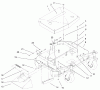 Rasenmäher für Großflächen 30171 - Toro Mid-Size ProLine Mower, Gear Drive, 12.5 hp, 32" Side Discharge Deck (SN: 210000001 - 210999999) (2001) Listas de piezas de repuesto y dibujos DECK ASSEMBLY