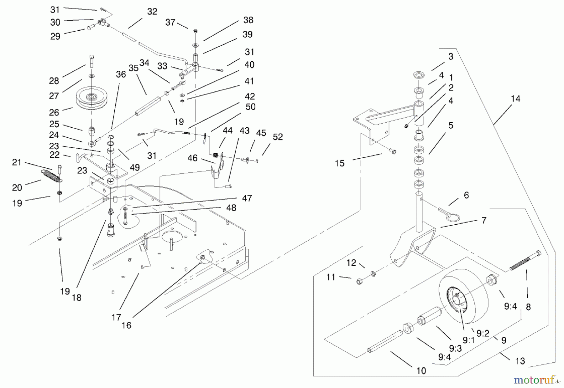  Rasenmäher für Großflächen 30171 - Toro Mid-Size ProLine Mower, Gear Drive, 12.5 hp, 32