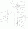 Rasenmäher für Großflächen 30171 - Toro Mid-Size ProLine Mower, Gear Drive, 12.5 hp, 32" Side Discharge Deck (SN: 210000001 - 210999999) (2001) Listas de piezas de repuesto y dibujos SPINDLE ASSEMBLY