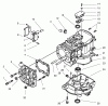 Rasenmäher für Großflächen 30171 - Toro Mid-Size ProLine Mower, Gear Drive, 12.5 hp, 32" Side Discharge Deck (SN: 220000001 - 220999999) (2002) Listas de piezas de repuesto y dibujos CRANKCASE (KAWASAKI FB460V-MS14)