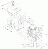 Rasenmäher für Großflächen 30171 - Toro Mid-Size ProLine Mower, Gear Drive, 12.5 hp, 32" Side Discharge Deck (SN: 220000001 - 220999999) (2002) Listas de piezas de repuesto y dibujos ENGINE AND FUEL SYSTEM ASSEMBLY