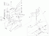Rasenmäher für Großflächen 30184 - Toro Mid-Size ProLine Mower, Gear Drive, 13 hp, 91cm Side Discharge Deck (SN: 200000001 - 200999999) (2000) Listas de piezas de repuesto y dibujos FRONT CASTORS & BLADE BRAKE SYSTEM ASSEMBLY