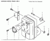 Rasenmäher für Großflächen 30193 - Toro Mid-Size ProLine Mower, Gear Drive, 12.5 hp, 36" Side Discharge Deck (SN: 200000001 - 200999999) (2000) Listas de piezas de repuesto y dibujos MUFFLER