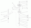 Rasenmäher für Großflächen 30194 - Toro Mid-Size ProLine Mower, Gear Drive, 13 hp, 36" Side Discharge Deck (SN: 220000001 - 220999999) (2002) Listas de piezas de repuesto y dibujos SPINDLE ASSEMBLY