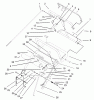 Rasenmäher für Großflächen 30195 - Toro Mid-Size ProLine Mower, Gear Drive, 15 hp, 48" Side Discharge Deck (SN: 230000001 - 230999999) (2003) Listas de piezas de repuesto y dibujos UPPER HANDLE ASSEMBLY