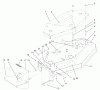 Rasenmäher für Großflächen 30197 - Toro Mid-Size ProLine Mower, Gear Drive, 15 hp, 48" Side Discharge Deck (SN: 220000001 - 220999999) (2002) Listas de piezas de repuesto y dibujos DECK ASSEMBLY