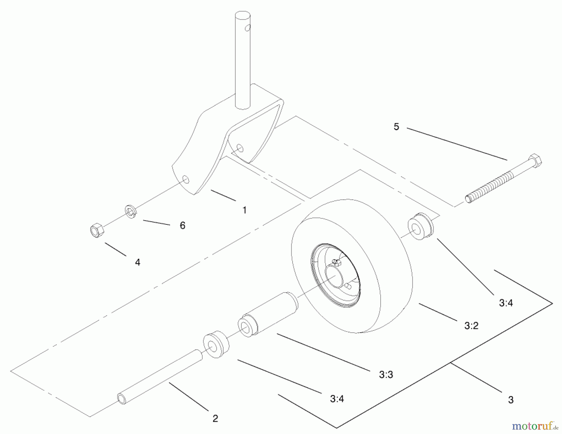  Rasenmäher für Großflächen 30197 - Toro Mid-Size ProLine Mower, Gear Drive, 15 hp, 48