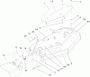Rasenmäher für Großflächen 30197 - Toro Mid-Size ProLine Mower, Gear Drive, 15 HP, 48" Side Discharge Deck (SN: 250000001 - 250999999) (2005) Listas de piezas de repuesto y dibujos DECK ASSEMBLY