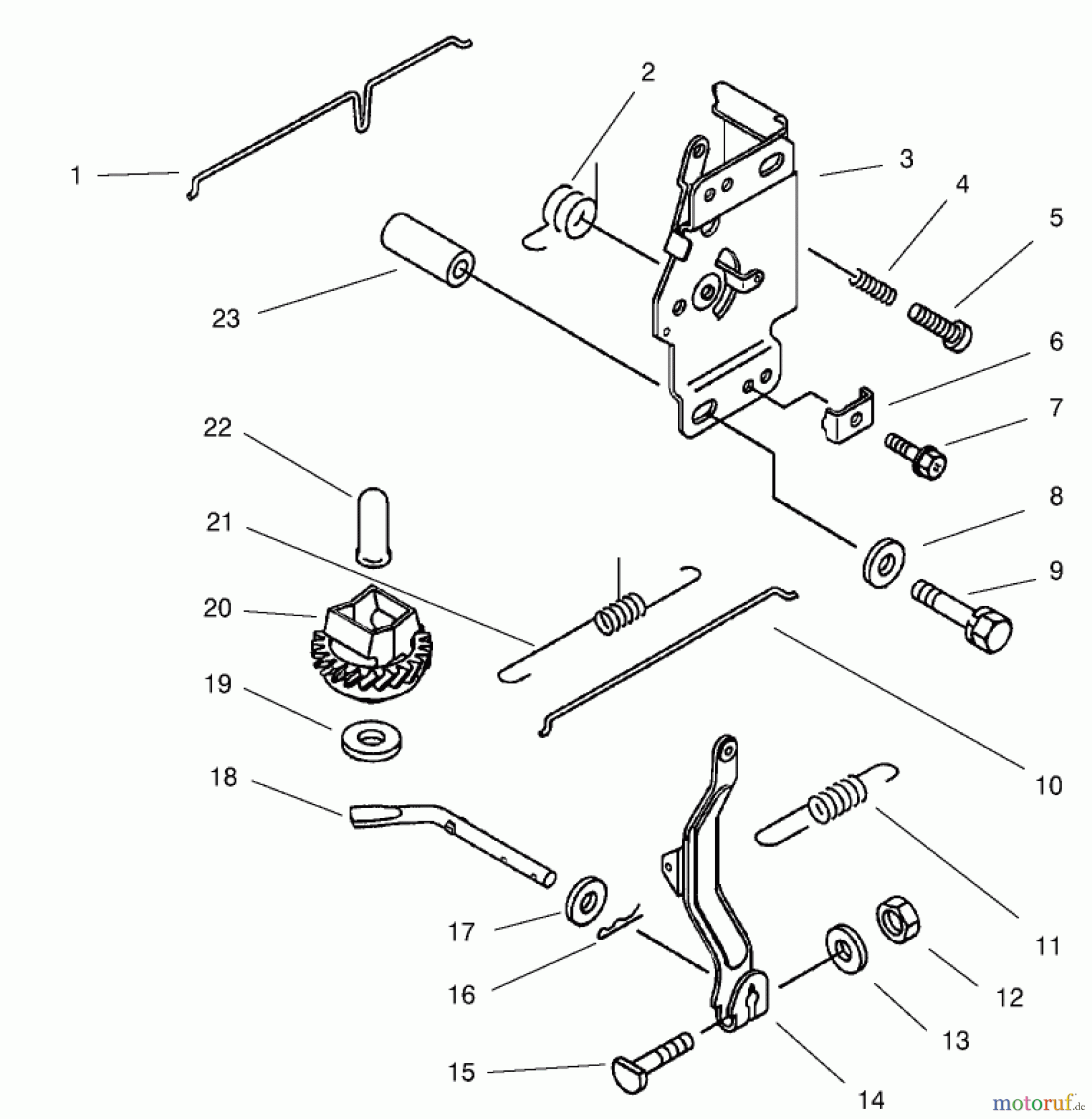  Rasenmäher für Großflächen 30250 - Toro Mid-Size ProLine Mower, Gear Drive, 12.5 hp, 36