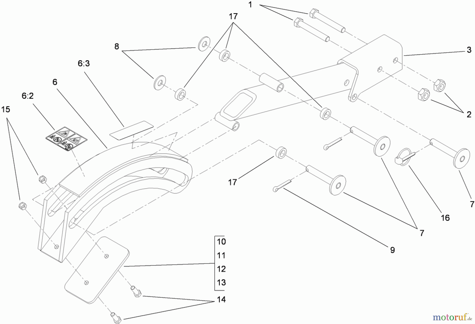  Compact Utility Attachments 22477 - Toro Crumber Kit, Dingo Compact Utility Loaders CRUMBER ASSEMBLY