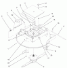 Rasenmäher für Großflächen 30252 - Toro Mid-Size ProLine Mower, Gear Drive, 13 hp, 32" Side Discharge Deck (SN: 210000001 - 210999999) (2001) Listas de piezas de repuesto y dibujos DECK ASSEMBLY