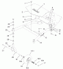 Rasenmäher für Großflächen 30257 - Toro Mid-Size ProLine Mower, Gear Drive, 15 hp, 44" Side Discharge Deck (SN: 210000001 - 210005000) (2001) Listas de piezas de repuesto y dibujos CARRIER FRAME ASSEMBLY