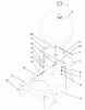 Rasenmäher für Großflächen 30257 - Toro Mid-Size ProLine Mower, Gear Drive, 15 hp, 44" Side Discharge Deck (SN: 210005001 - 210999999) (2001) Listas de piezas de repuesto y dibujos FUEL TANK ASSEMBLY