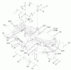 Rasenmäher für Großflächen 30259 - Toro Mid-Size ProLine Mower, Gear Drive, 17 hp, 44" Side Discharge Deck (SN: 210010001 - 210999999) (2001) Listas de piezas de repuesto y dibujos DECK ASSEMBLY