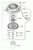 Rasenmäher für Großflächen 30259 - Toro Mid-Size ProLine Mower, Gear Drive, 17 hp, 44" Side Discharge Deck (SN: 210010001 - 210999999) (2001) Listas de piezas de repuesto y dibujos STARTER KAWASAKI FH500V-AS25