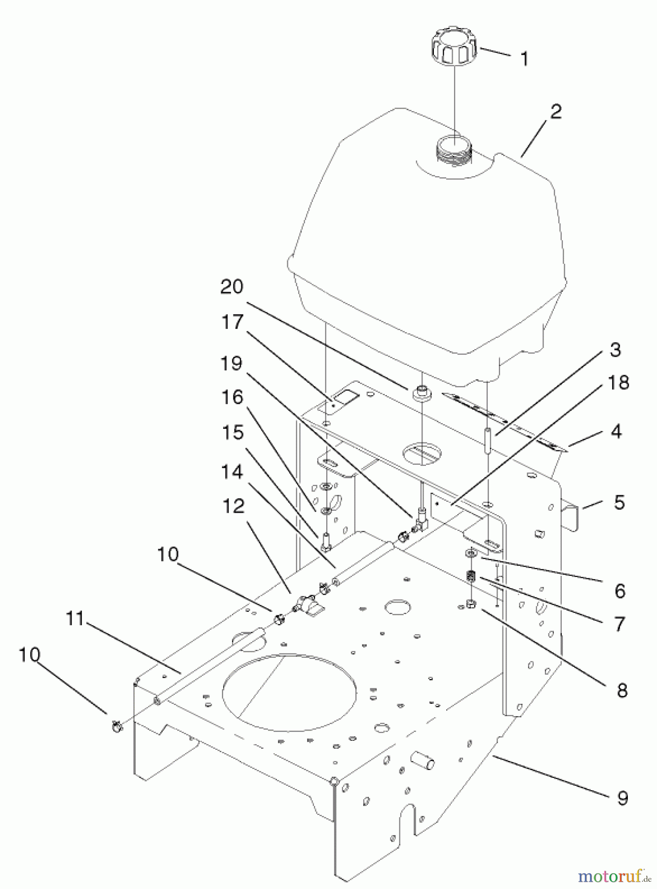  Rasenmäher für Großflächen 30260 - Toro Mid-Size ProLine Mower, Gear Drive, 17 hp, 52