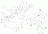 Rasenmäher für Großflächen 30297 - Toro Mid-Size ProLine Mower, Hydro Drive, 17 hp, 52" Side Discharge Deck (SN: 210000001 - 210005000) (2001) Listas de piezas de repuesto y dibujos LOWER CONTROLS ASSEMBLY