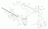 Rasenmäher für Großflächen 30299TE - Toro Mid-Size ProLine Mower, Hydro Drive, 15 hp, 112cm Side Discharge Deck (SN: 230000001 - 230999999) (2003) Listas de piezas de repuesto y dibujos CARRIER FRAME ASSEMBLY