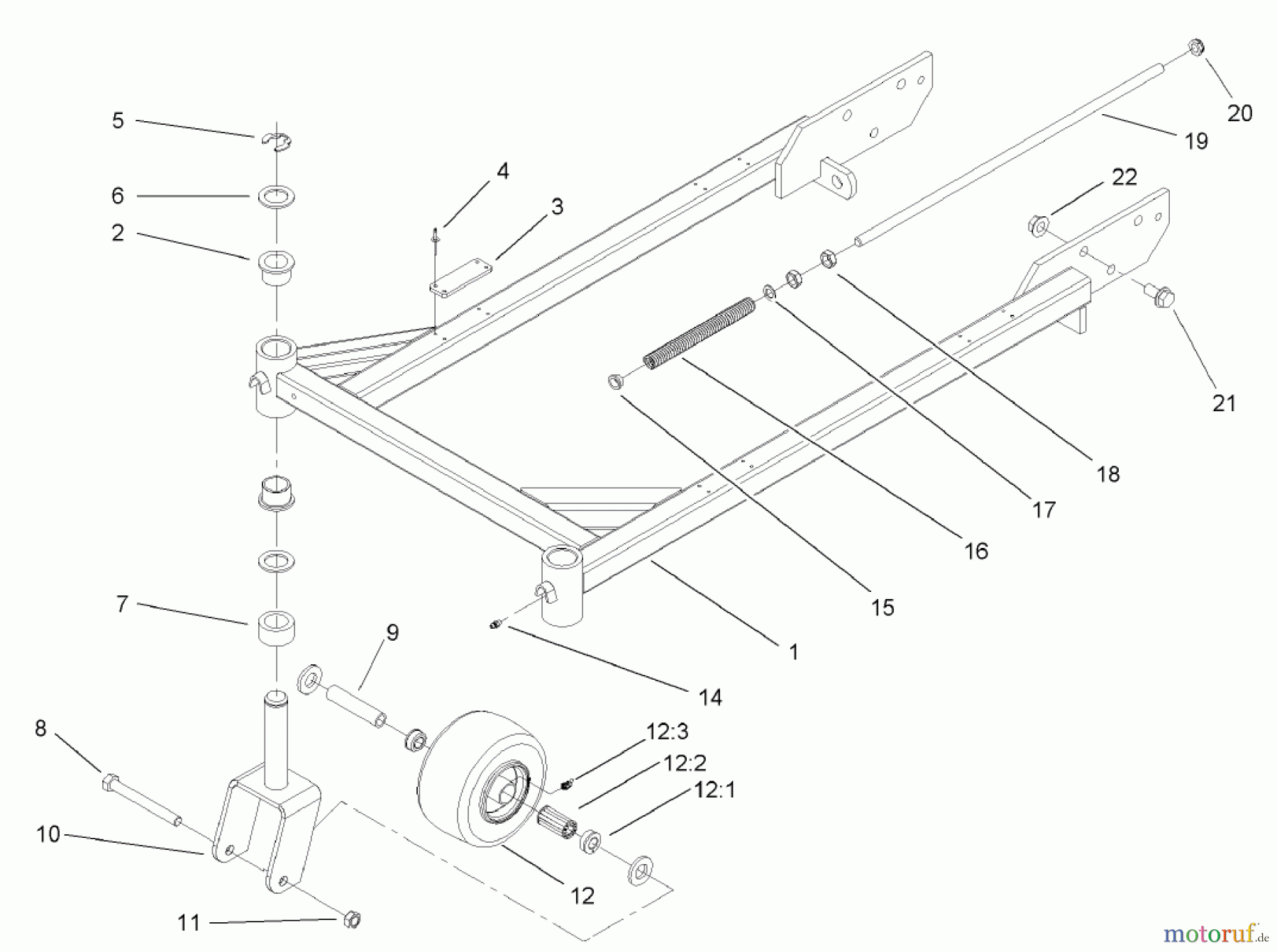  Rasenmäher für Großflächen 30316 - Toro Mid-Size ProLine Mower, Gear Drive, 13 HP, 32