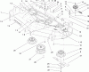 Rasenmäher für Großflächen 30319 - Toro Mid-Size ProLine Mower, T-Bar, Gear Drive, 15 HP, 52" Side Discharge Deck (SN: 260000001 - 260999999) (2006) Listas de piezas de repuesto y dibujos SPINDLE, PULLEY AND BELT ASSEMBLY