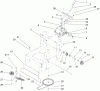 Rasenmäher für Großflächen 30319 - Toro Mid-Size ProLine Mower, T-Bar, Gear Drive, 15 HP, 52" Side Discharge Deck (SN: 260000001 - 260999999) (2006) Listas de piezas de repuesto y dibujos TRANSMISSION DRIVE ASSEMBLY
