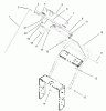 Rasenmäher für Großflächen 30321 - Toro Mid-Size ProLine Mower, T-Bar, Gear Drive, 17 hp, 44" Side Discharge Deck (SN: 230000001 - 230999999) (2003) Listas de piezas de repuesto y dibujos UPPER HANDLE ASSEMBLY
