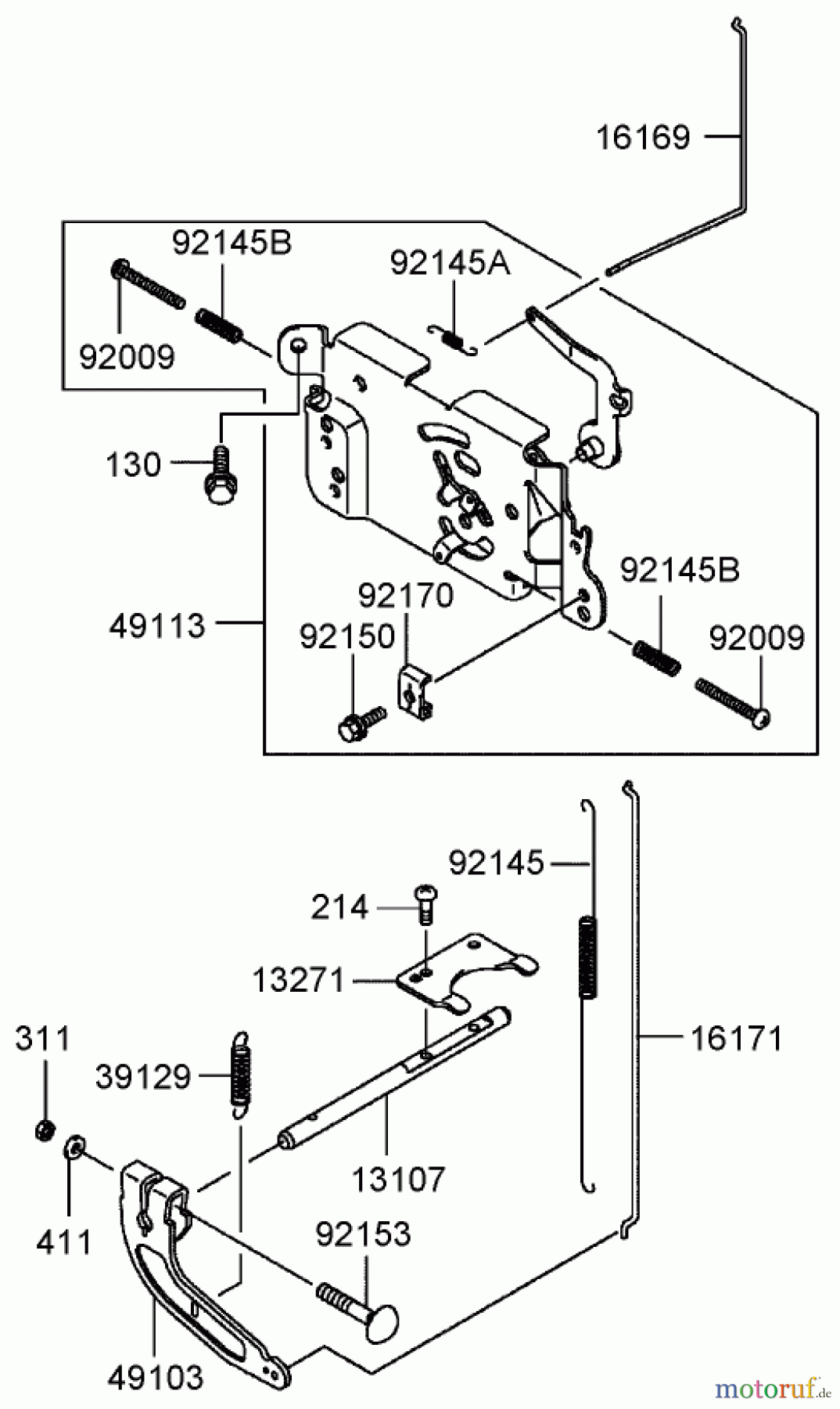  Rasenmäher für Großflächen 30326 - Toro Mid-Size ProLine Mower, T-Bar, Gear Drive, 15 HP, 44