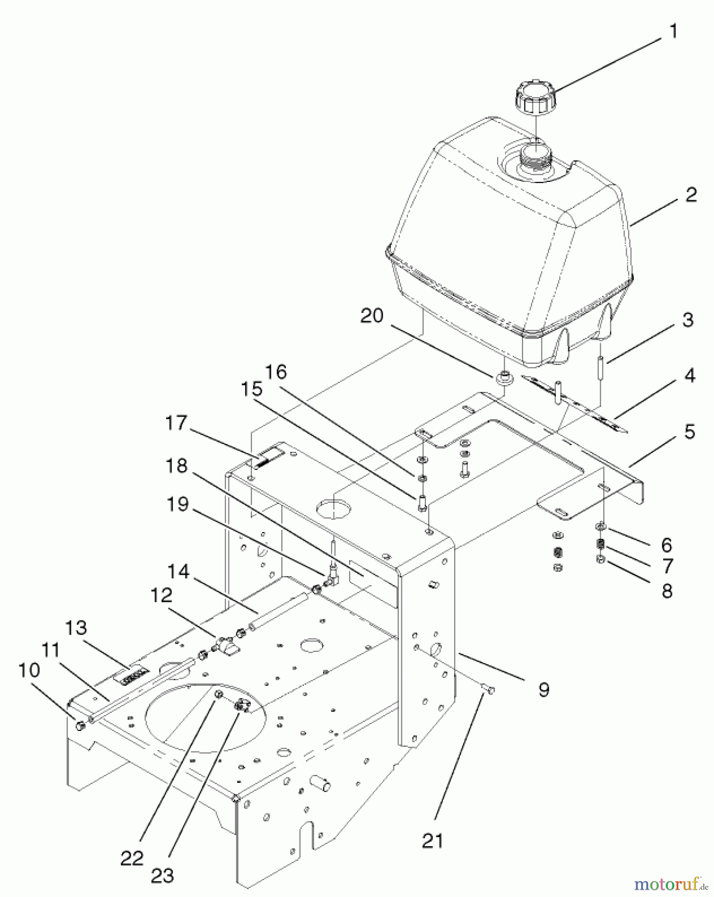  Rasenmäher für Großflächen 30329 - Toro Mid-Size ProLine Mower, Gear Drive, 15 hp, 36