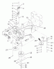 Rasenmäher für Großflächen 30329 - Toro Mid-Size ProLine Mower, Gear Drive, 15 hp, 36" Side Discharge Deck (SN: 210000001 - 210999999) (2001) Listas de piezas de repuesto y dibujos SPINDLES, PULLEYS AND BELTS ASSEMBLY