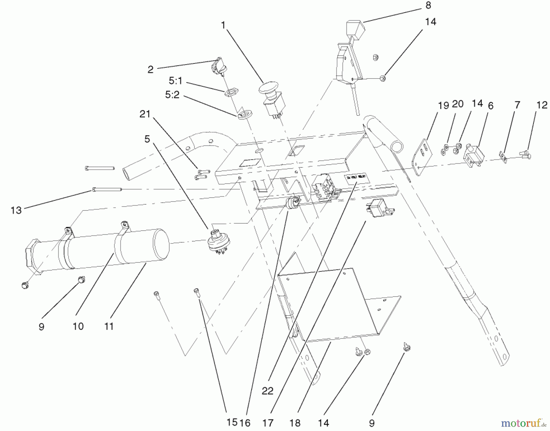  Rasenmäher für Großflächen 30333 - Toro Mid-Size ProLine Mower, Gear Drive, 15 hp, 52