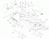 Rasenmäher für Großflächen 30333 - Toro Mid-Size ProLine Mower, Gear Drive, 15 hp, 52" Side Discharge Deck (SN: 210000001 - 210999999) (2001) Listas de piezas de repuesto y dibujos DECK ASSEMBLY