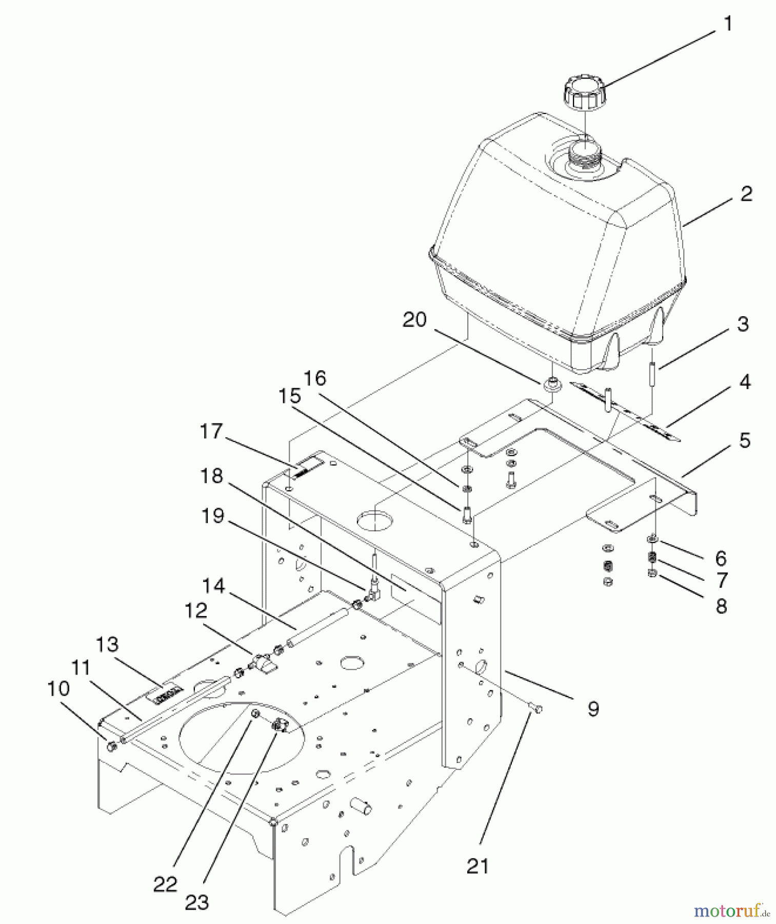  Rasenmäher für Großflächen 30334 - Toro Mid-Size ProLine Mower, Gear Drive, 17 hp, 52