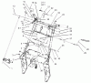 Rasenmäher für Großflächen 30335 - Toro Mid-Size ProLine Mower, Hydro Drive, 15 hp, 36" Side Discharge Deck (SN: 210000001 - 210999999) (2001) Listas de piezas de repuesto y dibujos UPPER HANDLE ASSEMBLY
