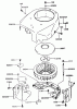 Rasenmäher für Großflächen 30339 - Toro Mid-Size ProLine Mower, Hydro Drive, 15 hp, 52" Side Discharge Deck (SN: 210000001 - 210999999) (2001) Listas de piezas de repuesto y dibujos COOLING-EQUIPMENT ASSEMBLY KAWASAKI FH451V-AS08