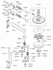 Rasenmäher für Großflächen 30340 - Toro Mid-Size ProLine Mower, Hydro Drive, 17 hp, 44" Side Discharge Deck (SN: 210000001 - 210999999) (2001) Listas de piezas de repuesto y dibujos VALVE/CAMSHAFT KAWASAKI FH500V-AS30