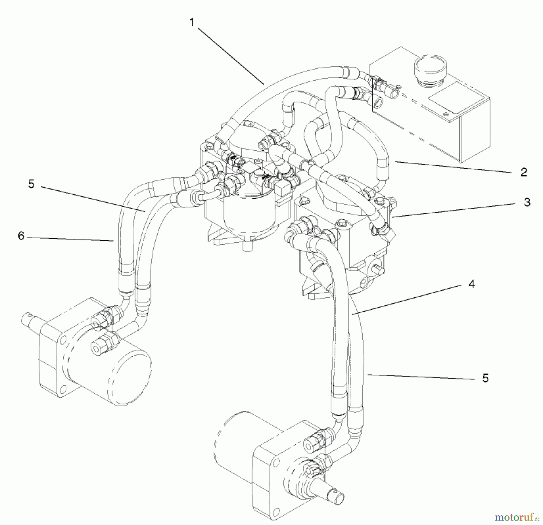  Rasenmäher für Großflächen 30341 - Toro Mid-Size ProLine Mower, Hydro Drive, 17 hp, 52